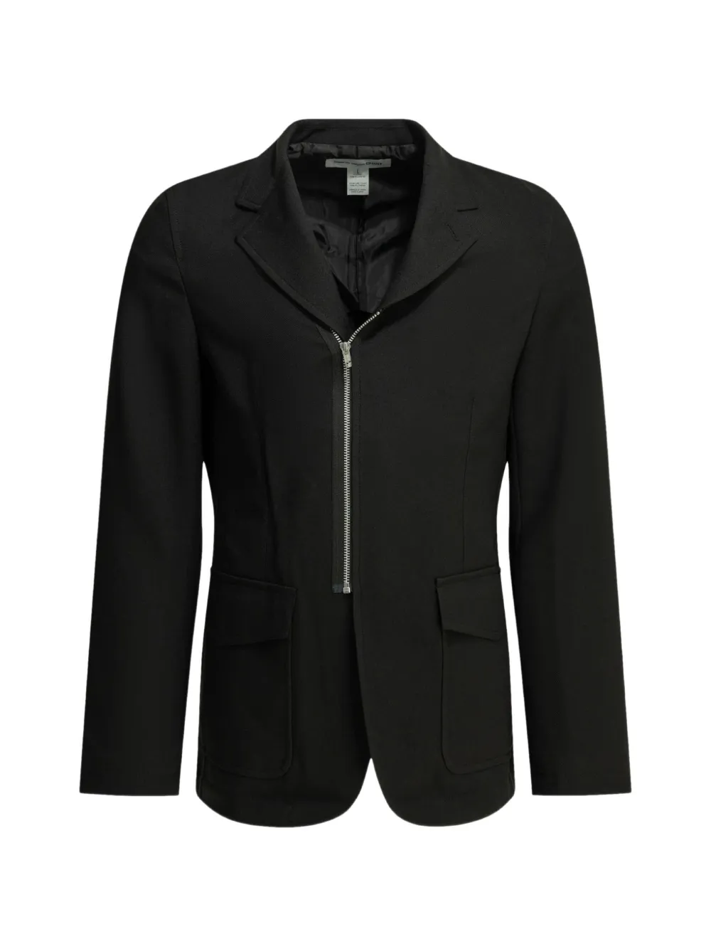 Comme Des Garçons Shirt zip-fastening notch-lapel jacket