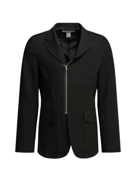 Comme Des Garçons Shirt zip-fastening notch-lapel jacket