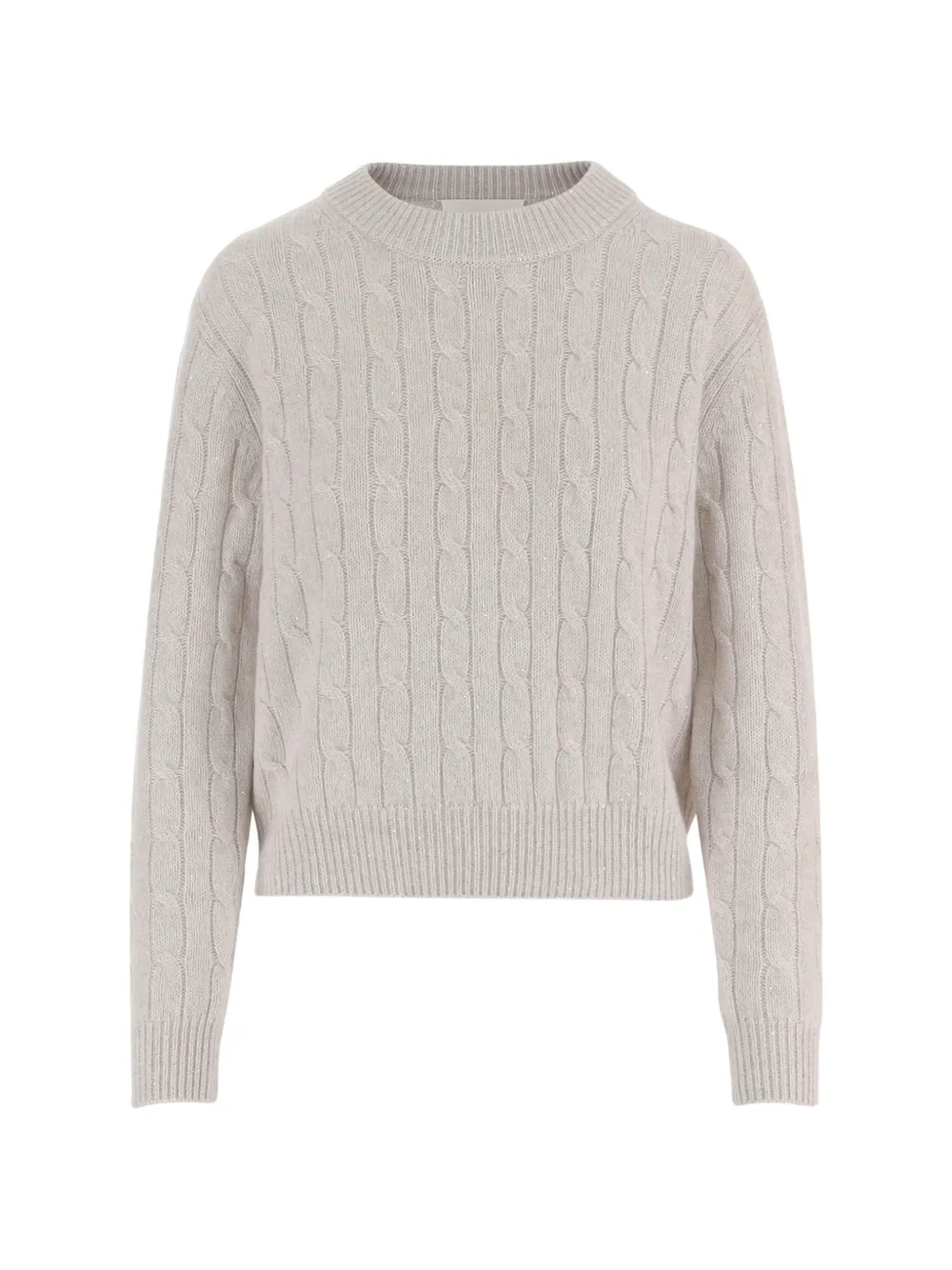 arch4 sequin-embellished cable-knit sweater