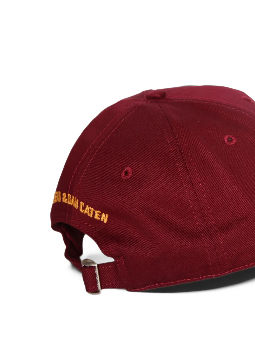 DSQUARED2 Honkbalpet met logopatch Rood
