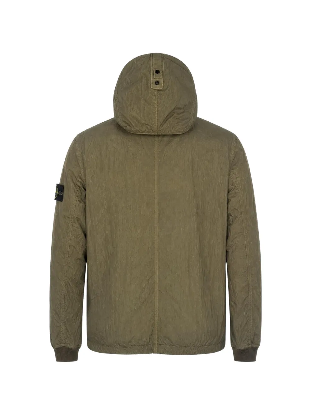 Stone Island quilted hooded jacket Groen