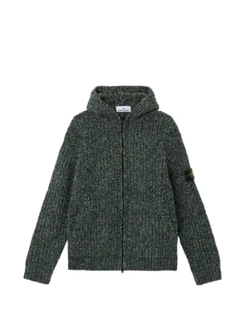 Stone Island 5100065 chenille-trøje i mouliné-bomuld