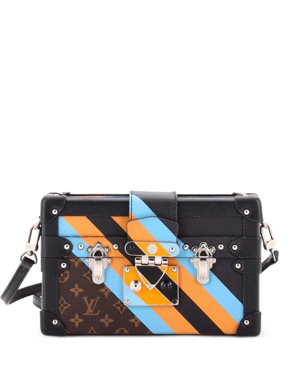 Louis Vuitton Pre-Owned Petite Malle Handtasche Limited Edition Clutch aus Monogramm-Canvas - Schwarz