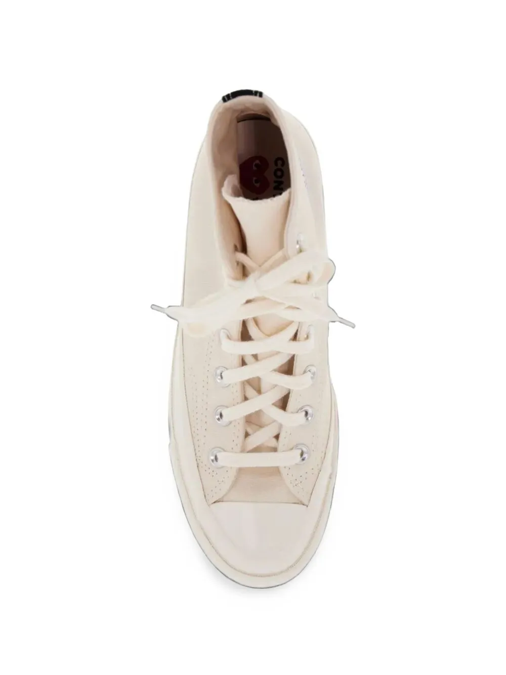 Comme Des Garçons Play x Converse Chuck Taylor 70 heart-patch sneakers Beige