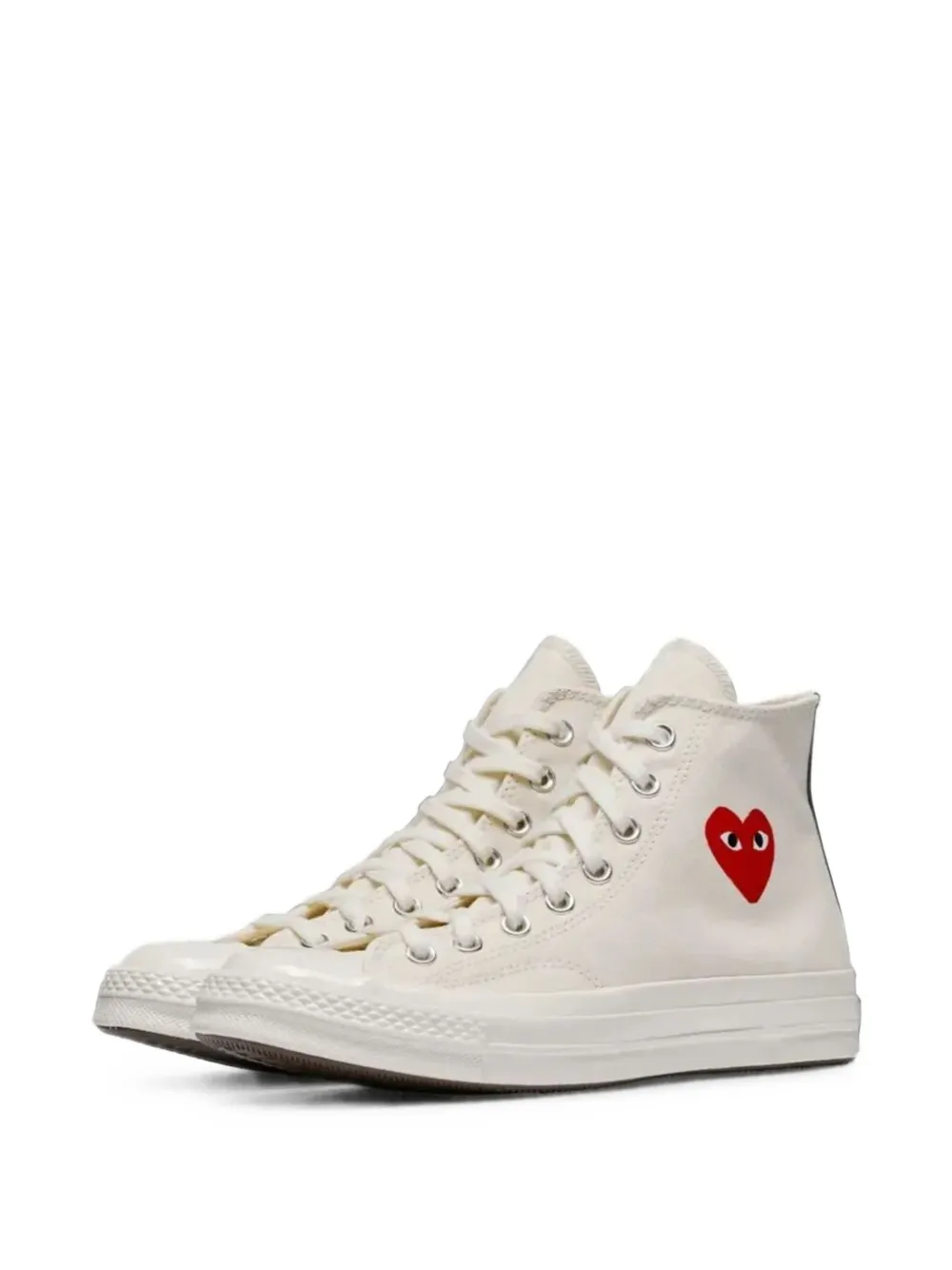 Comme Des Garçons Play x Converse Chuck Taylor 70 heart-patch sneakers Beige
