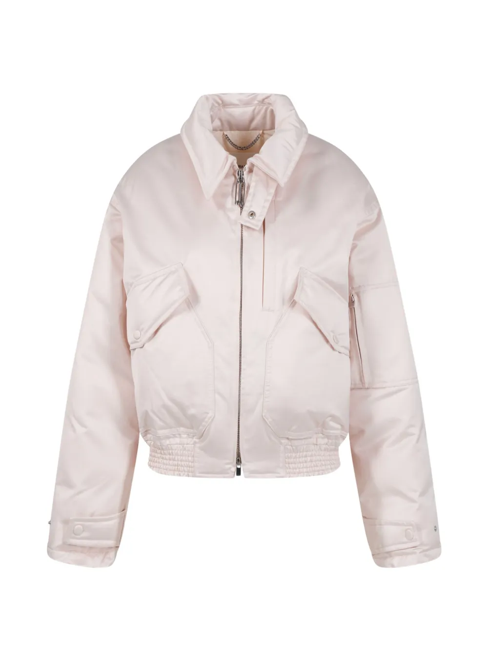 Victoria Beckham puffer bomber jacket - Rosa