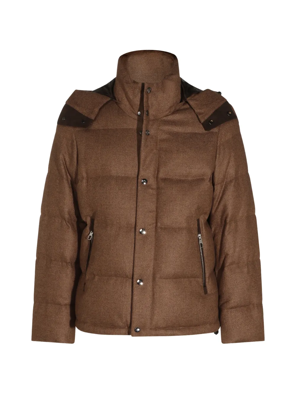 Montecore hooded padded jacket - Braun
