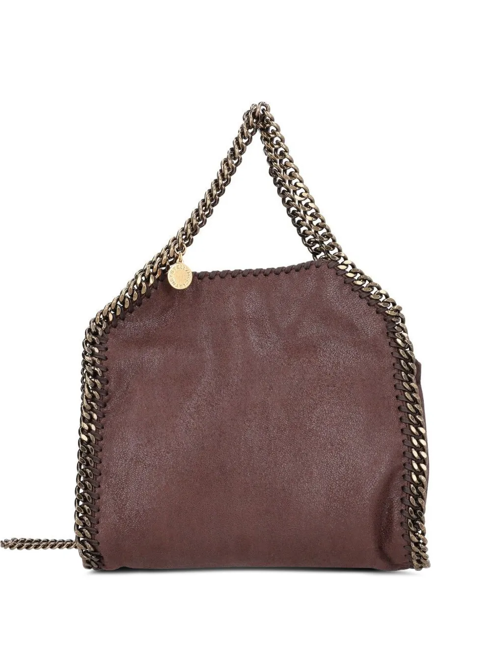 Stella McCartney Falabella mini tote bag - Marrone