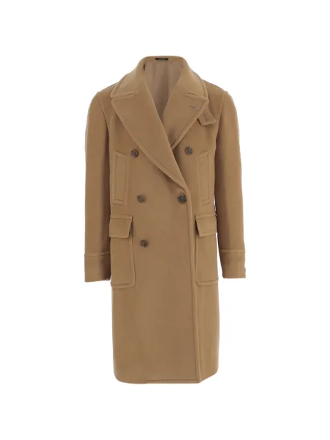 Tagliatore double-breasted wool coat