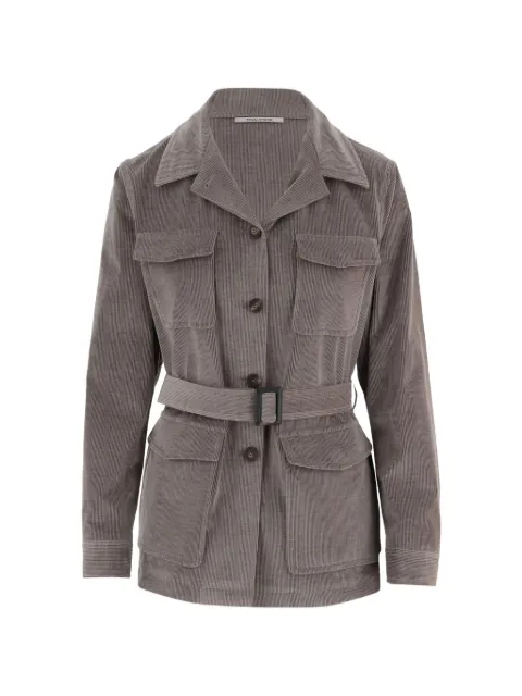 Tagliatore belted corduroy jacket