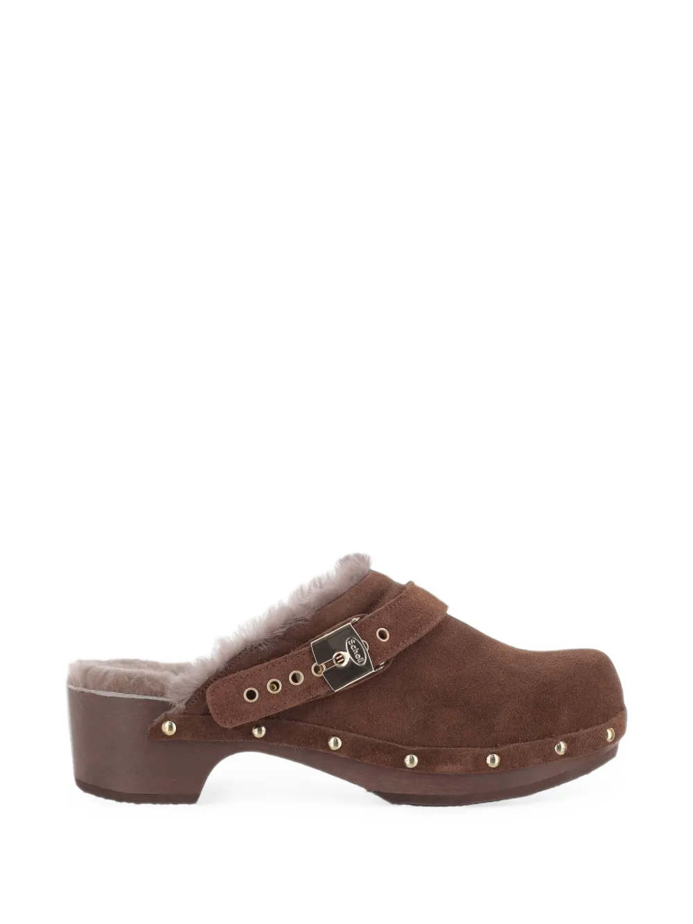 Scholl Pescura Robin Faux-fur Mules In Brown
