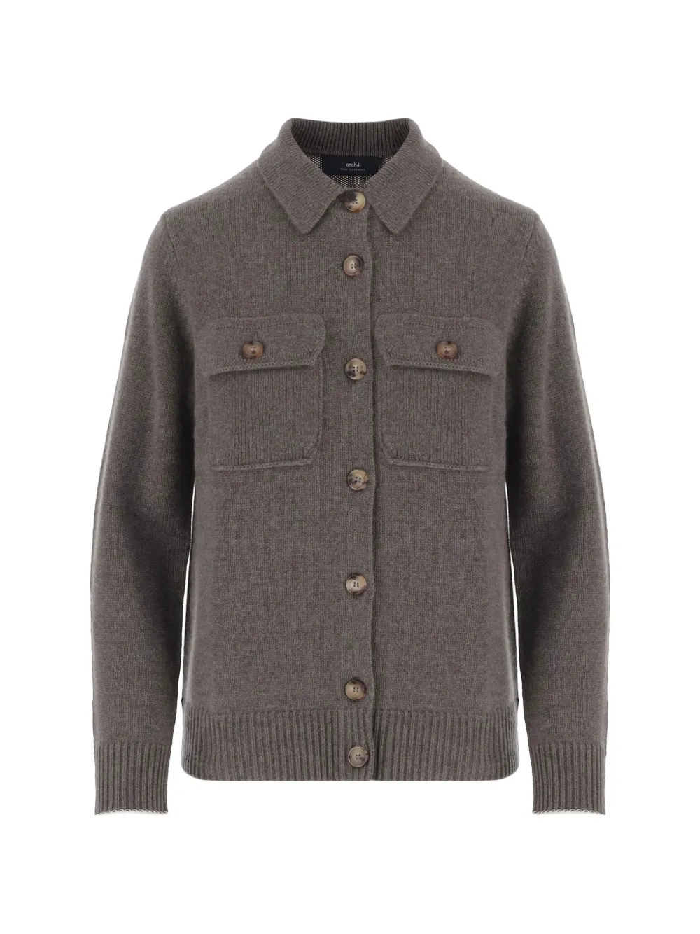 arch4 Mr Redcar cashmere flap-pockets cardigan - Brown