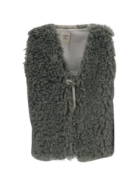 Babe And Tess bouclé sleeveless jacket