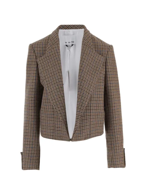 SA SU PHI Lauren checked wool jacket