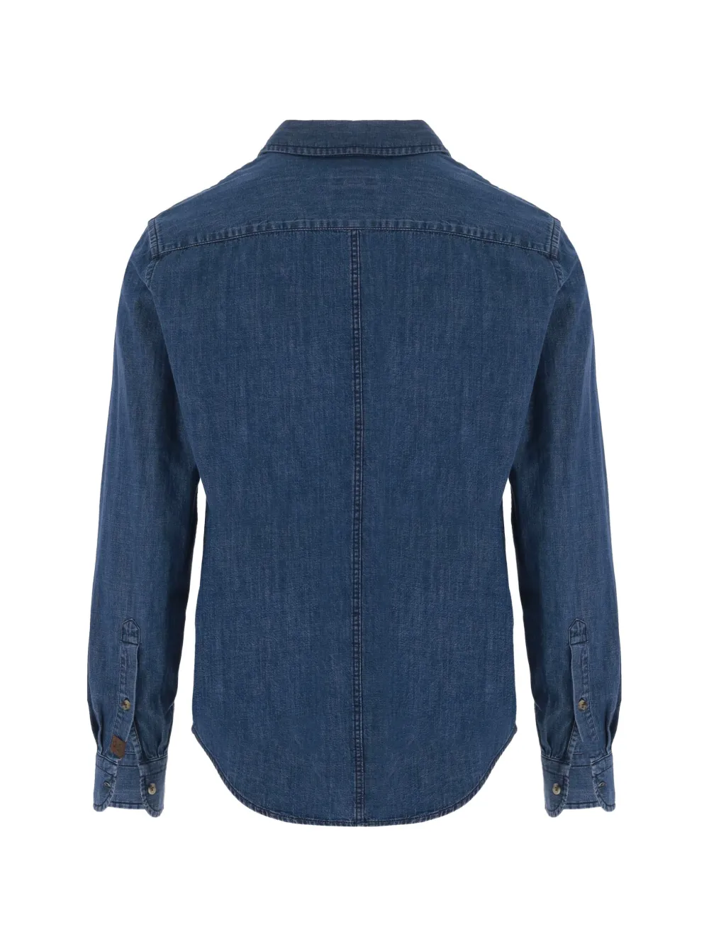 Jacob Cohën Overhemd met geborduurd logo Blauw