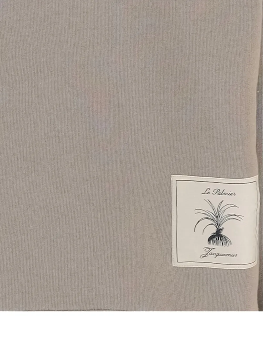Jacquemus Katoenen sweater met logopatch Beige