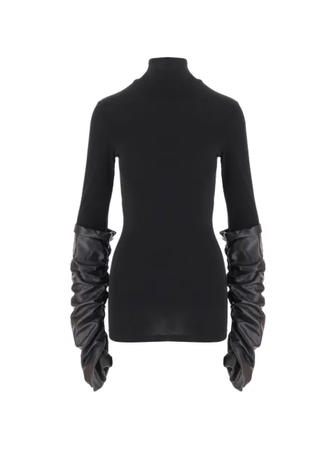 DARKPARK gathered long-sleeve T-shirt