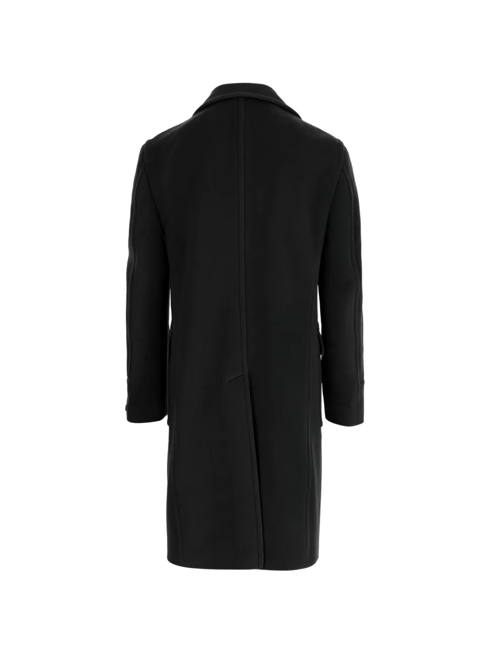 Tagliatore double-breasted wool coat Zwart