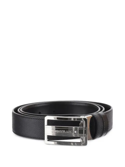 Montblanc cinturón reversible de piel