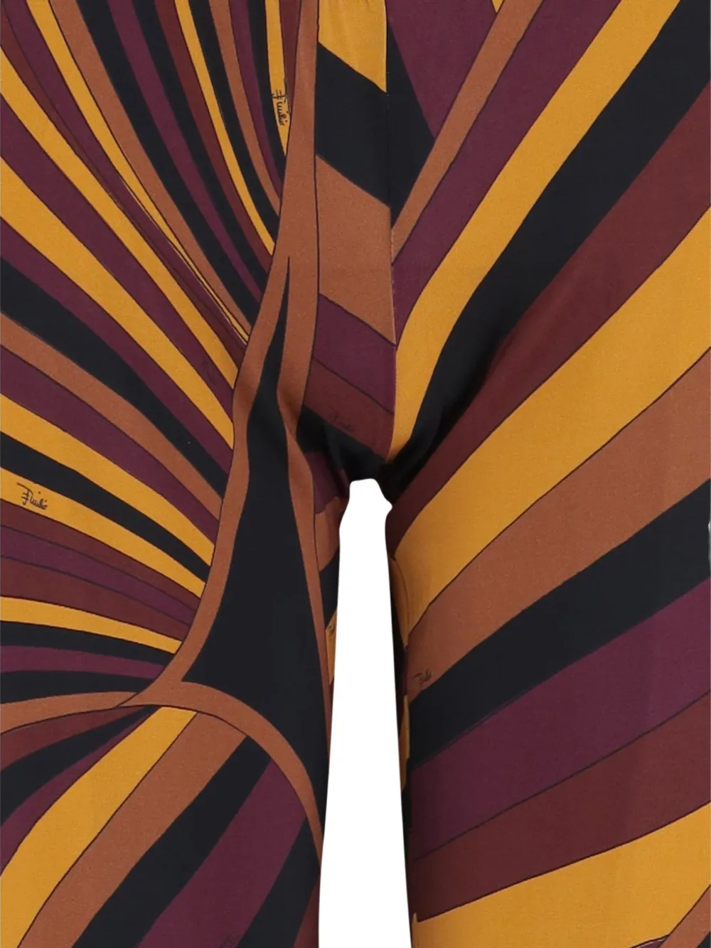 PUCCI Iride Print Trousers in Black, view 3