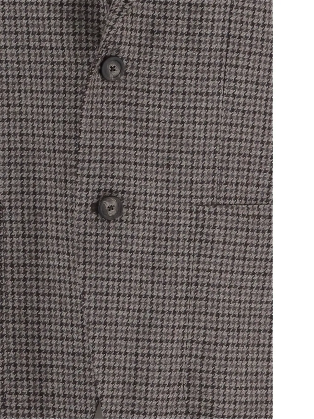 Tagliatore houndstooth-pattern wool blazer Grijs