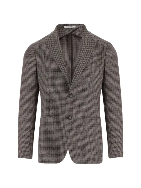 Tagliatore blazer de lana con motivo pied de poule