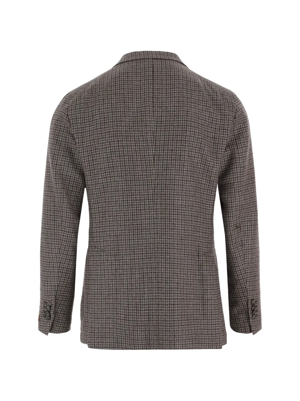 Tagliatore houndstooth-pattern wool blazer Grijs