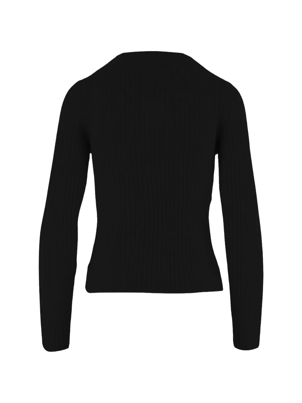 arch4 Ribgebreid vest Zwart