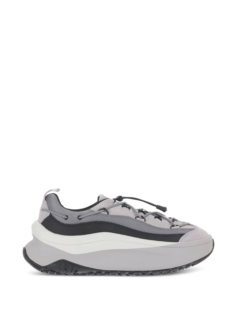 Moon Boot baskets Moon247 Xlace à empiècements bordées de cuir - Gris Moon Boot baskets Moon247 Xlace à empiècements bordées de cuir - Gris