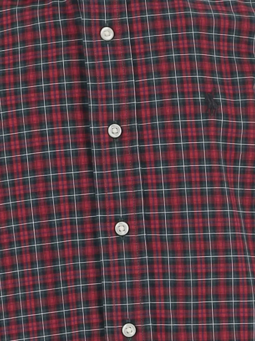 POLO RALPH LAUREN KIDS Shirt met tartan ruit Rood