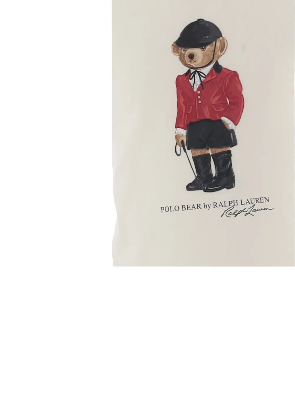 POLO RALPH LAUREN KIDS T-shirt met teddybeerprint Beige