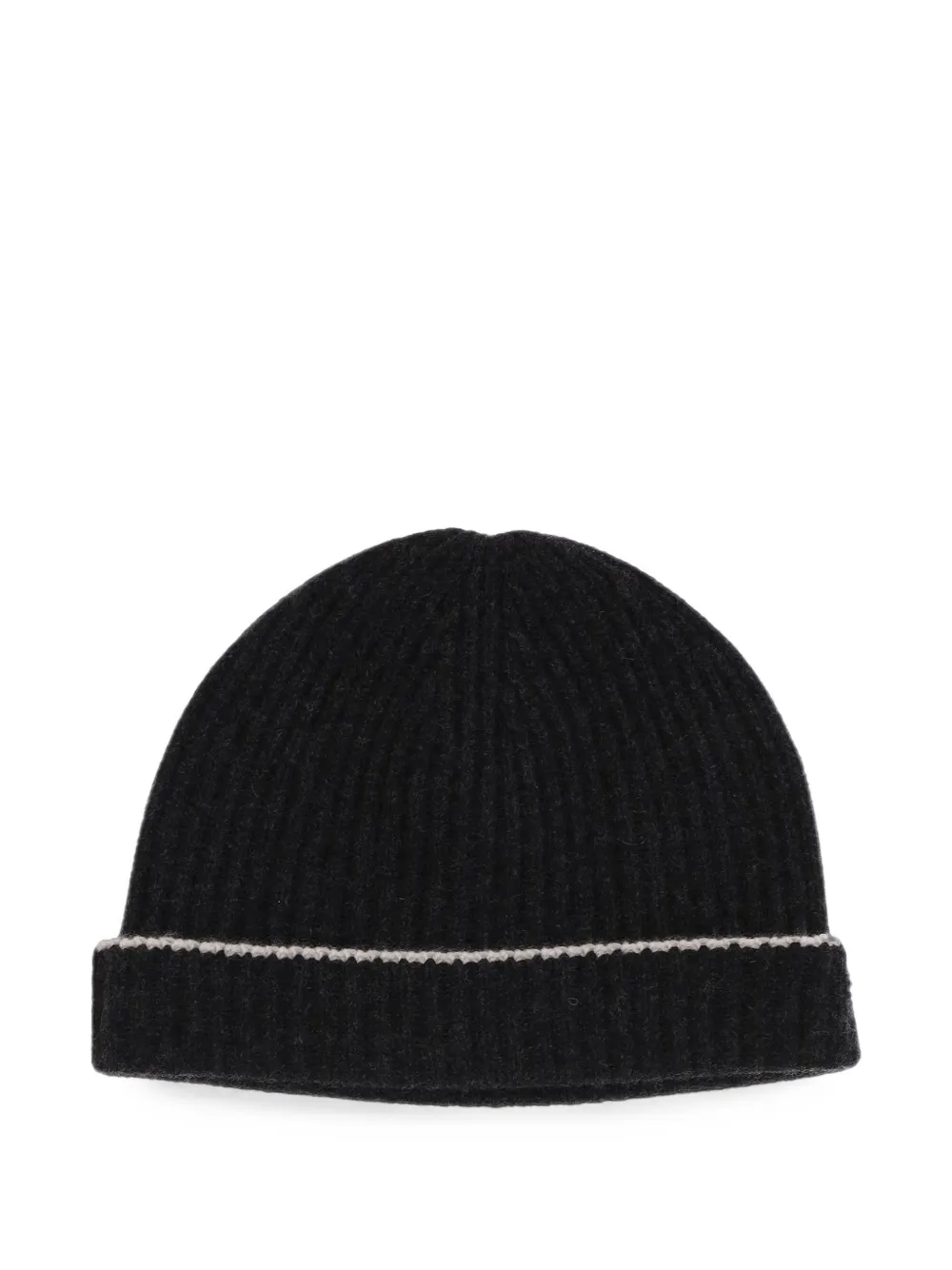 Arch4 Ribbed-knit Beanie Hat In Black