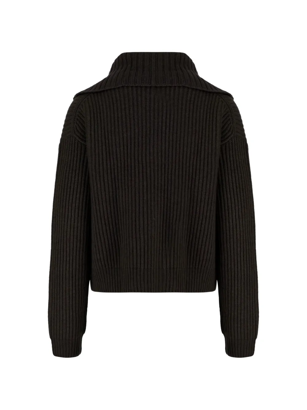 arch4 Ribgebreid vest Bruin