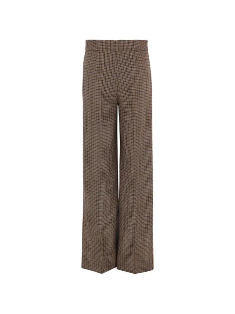SA SU PHI checked wool trousers