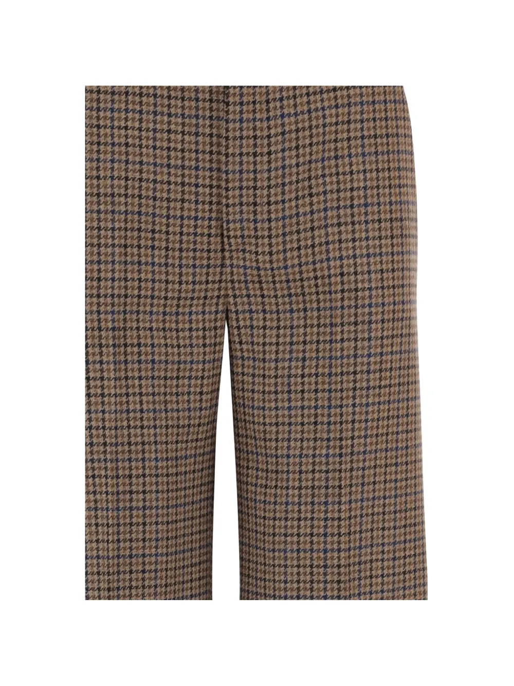 SA SU PHI Geruite wollen broek Bruin