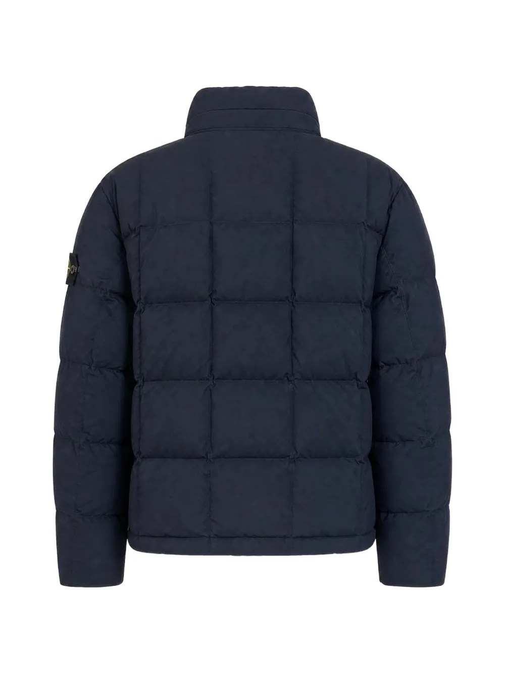Stone Island Gewatteerd jack met logopatch Blauw