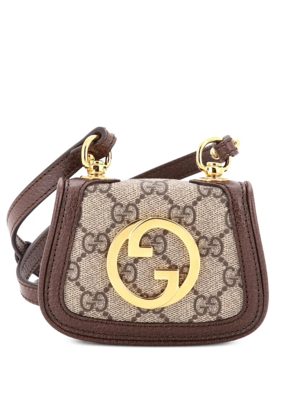 Gucci Pre-Owned portefeuille Blondie NM Card Case à bandoulière - Marron Gucci Pre-Owned portefeuille Blondie NM Card Case à bandoulière - Marron