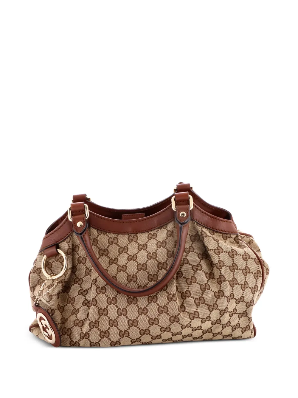Gucci Pre-Owned Mittelgroße Sukey GG Canvas Tote Bag - Braun