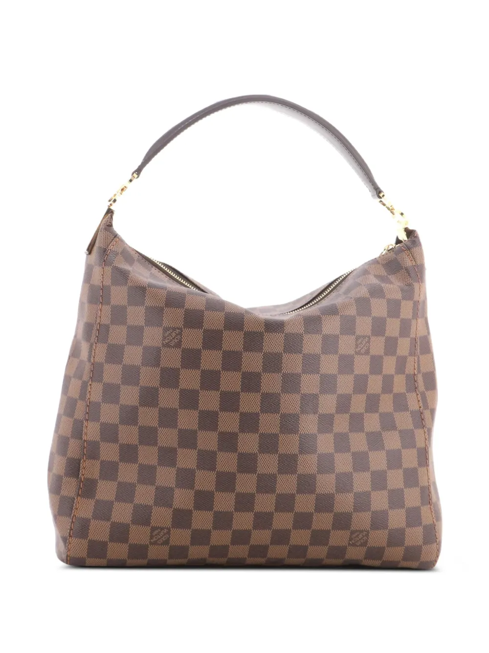 Louis Vuitton Pre-Owned Portobello Handbag Damier PM hobo bag - Marrone