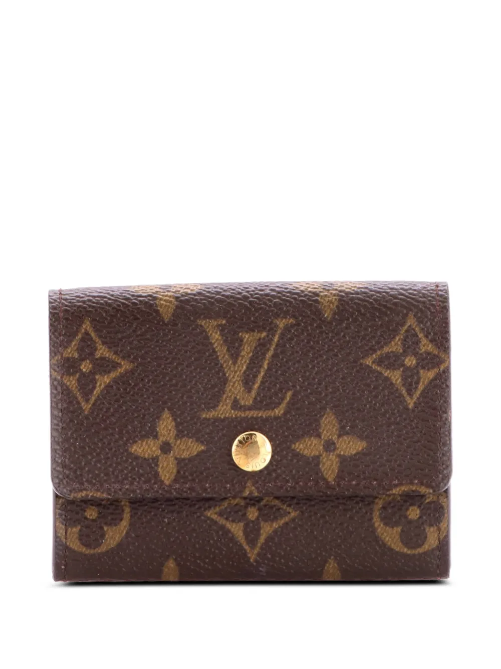 Louis Vuitton Pre-Owned Flap Case Monogram Canvas card holder - Marrone