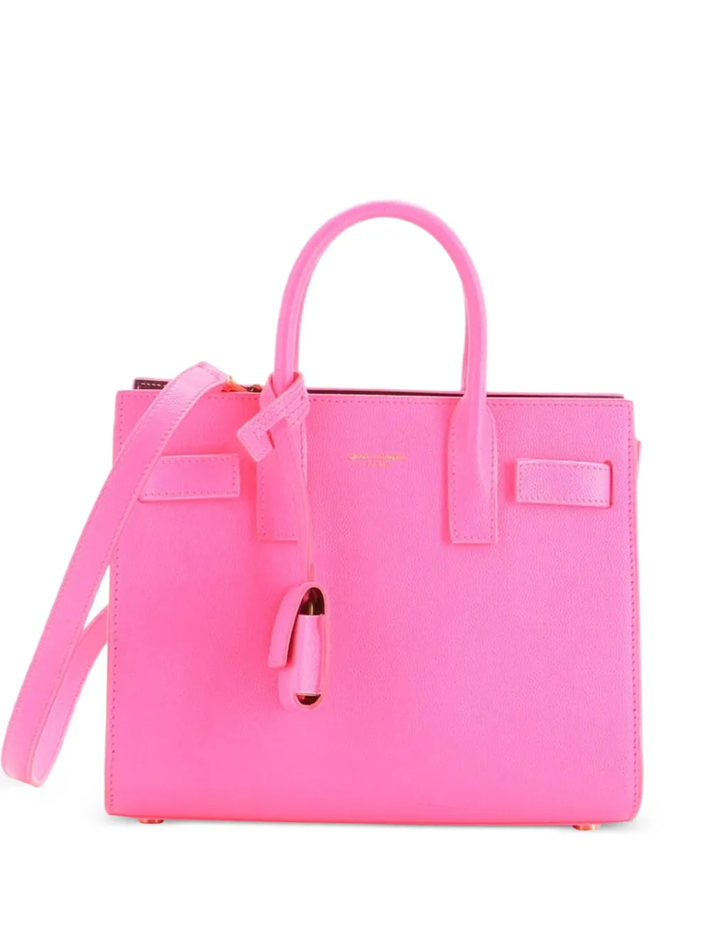 Saint Laurent Pre-Owned mini sac à main Sac de Jour en cuir - Rose Saint Laurent Pre-Owned mini sac à main Sac de Jour en cuir - Rose