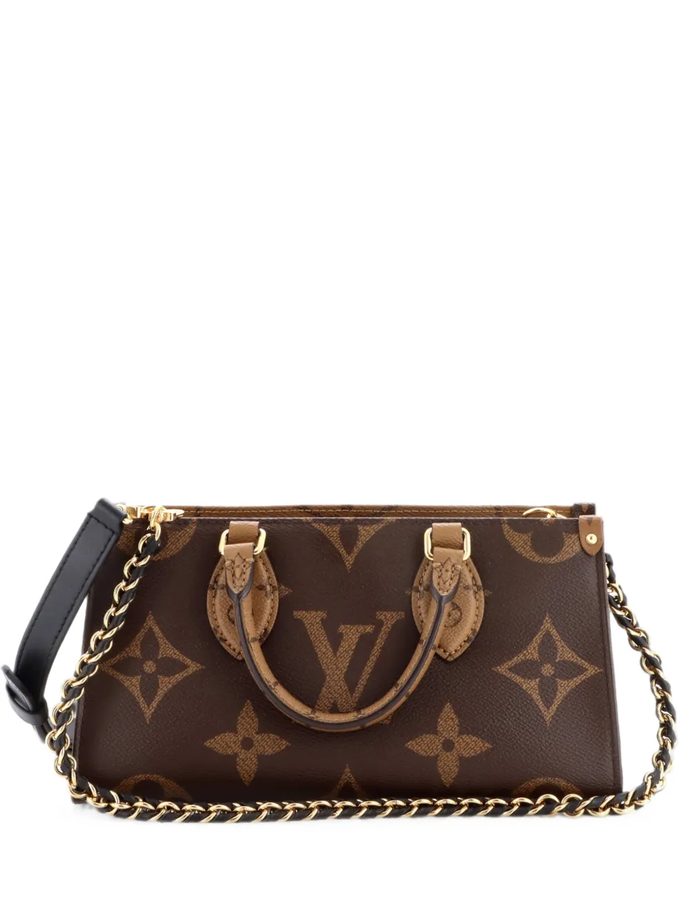 Louis Vuitton Pre-Owned OnTheGo Chain Reverse Monogram Giant East West tote bag - Marrone