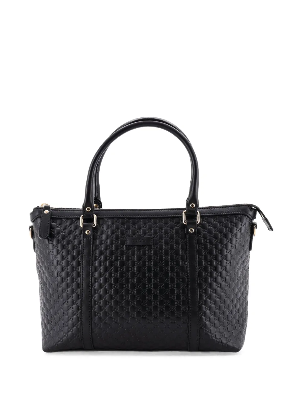 Gucci Pre-Owned Margaux Tote Microguccissima Leather Small satchel - Black