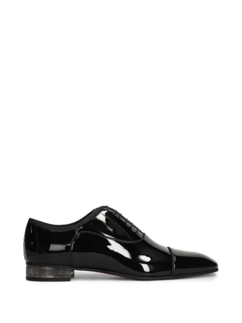 Christian Louboutin patent leather oxford shoes