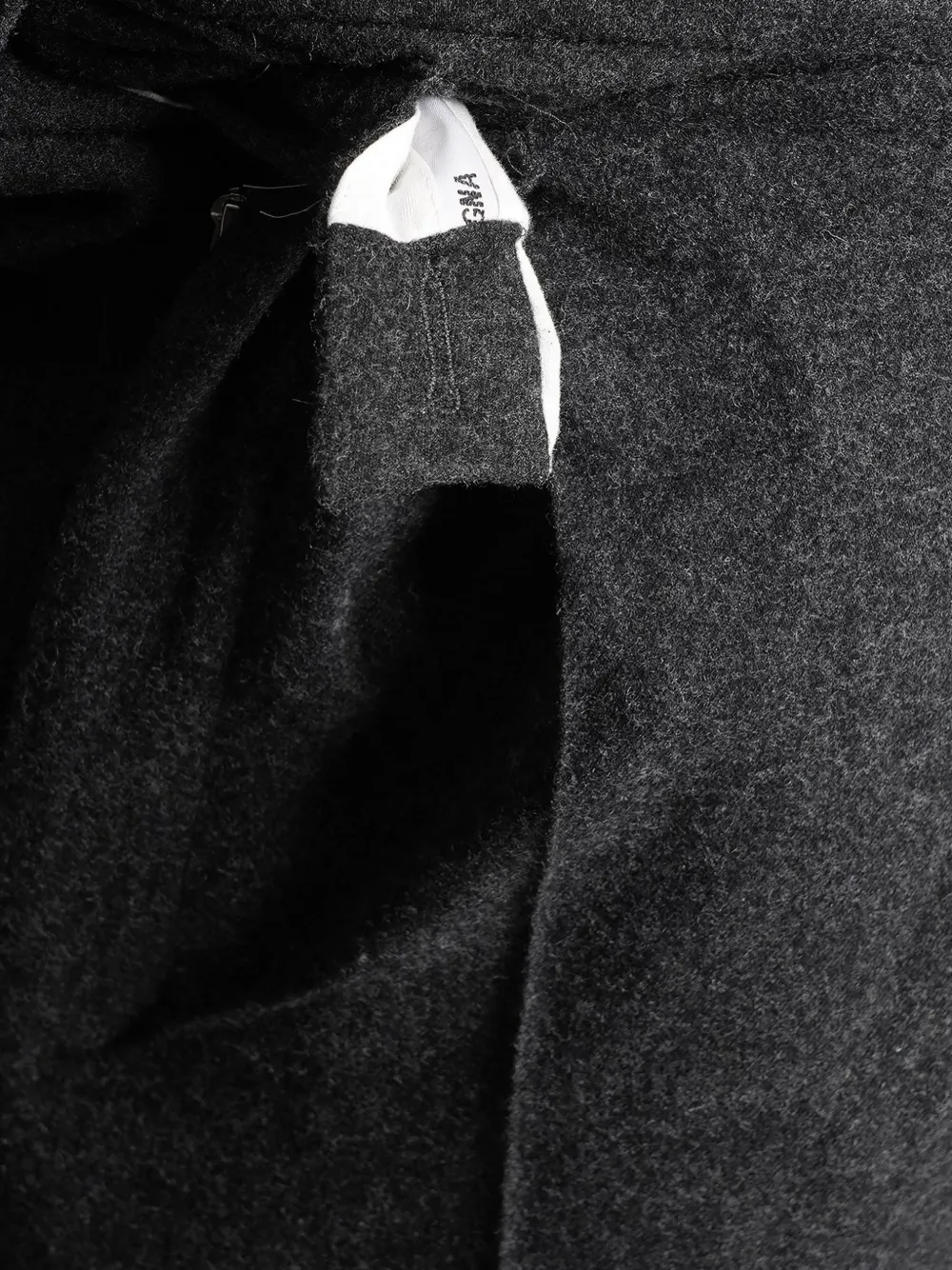 Magliano Straight broek met omgeslagen taille Grijs