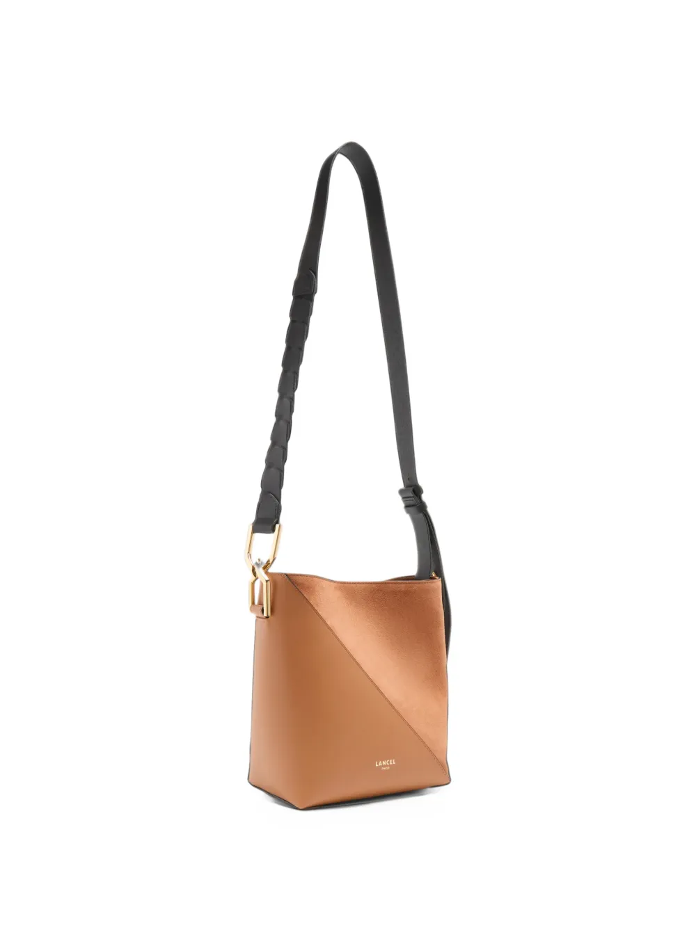 Lancel S Pagode leather bucket bag Bruin