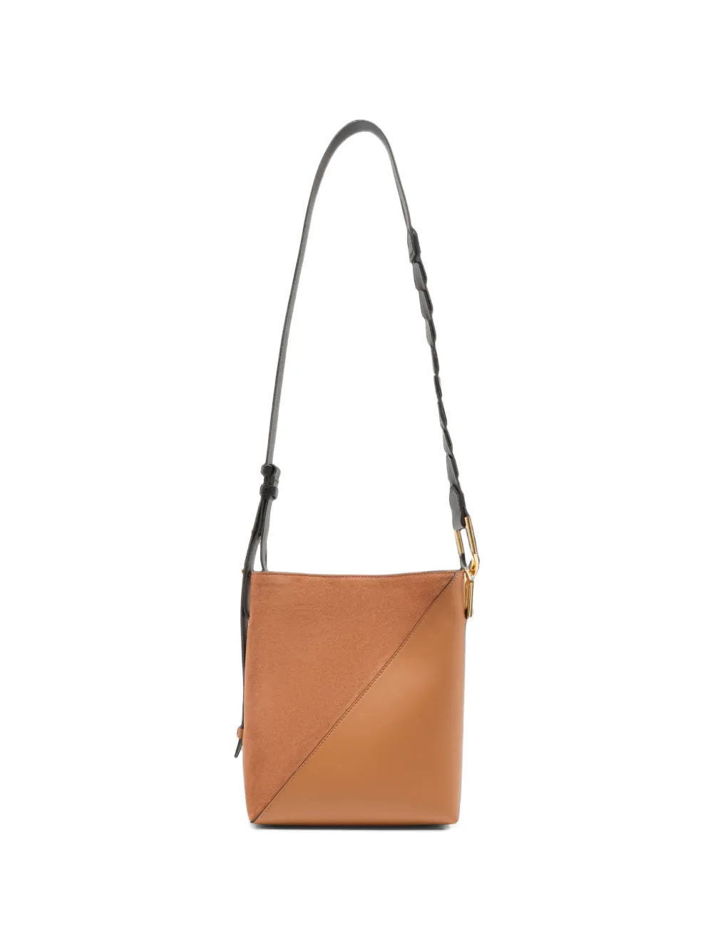 Lancel S Pagode leather bucket bag Bruin