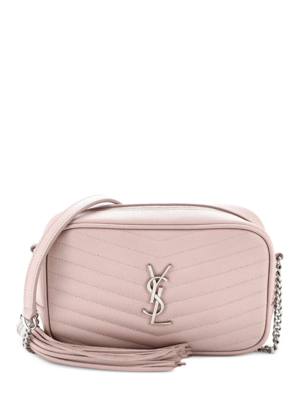 Saint Laurent Pre-Owned Lou Camera Bag Matelasse Chevron Leather Mini crossbody bag - Rosa