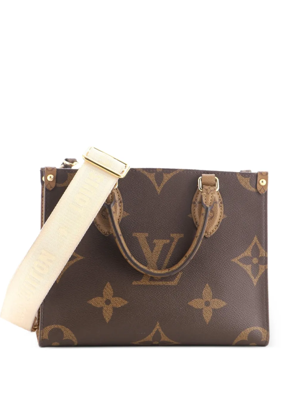 Louis Vuitton Pre-Owned OnTheGo Tote Reverse Monogram Giant PM shoulder bag - Brown