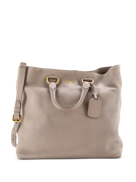 Prada Pre-Owned Convertible Shopper Vitello Daino Large tote bag